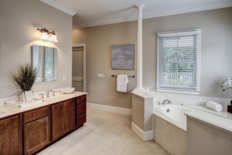 Bathroom with custom cabinetry